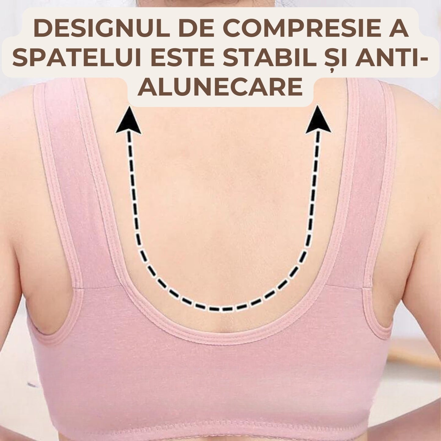 Volupta - (Set de 3) Sutien de sustinere confortabil cu inchidere