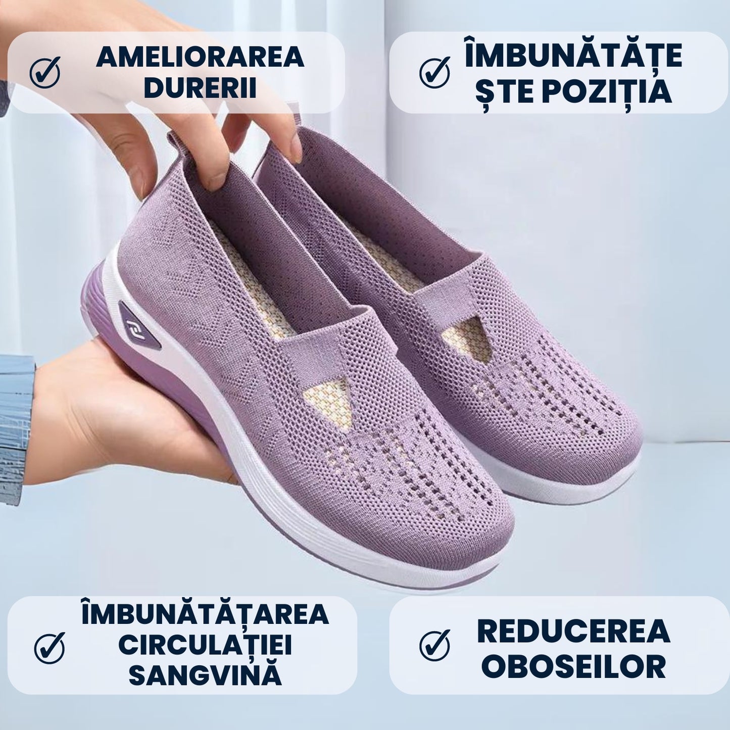 Ana - Pantof ortopedic confortabil pentru femei