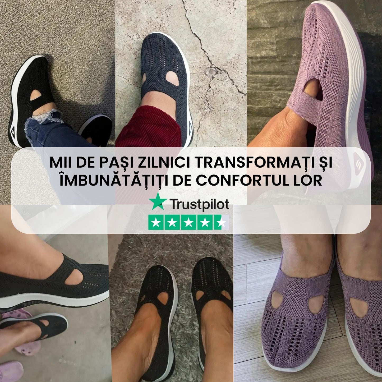 Ana - Pantof ortopedic confortabil pentru femei